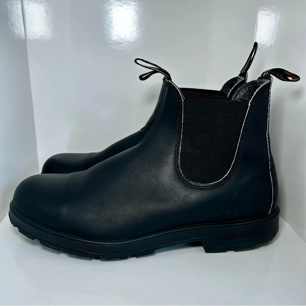 ✨SOLD✨Blundstone Men's Black Leather Classic Casual Boots, Excellent New Co - Picture 7 of 8